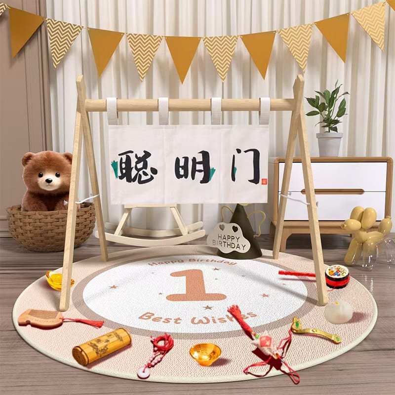 中式抓周聪明门道具